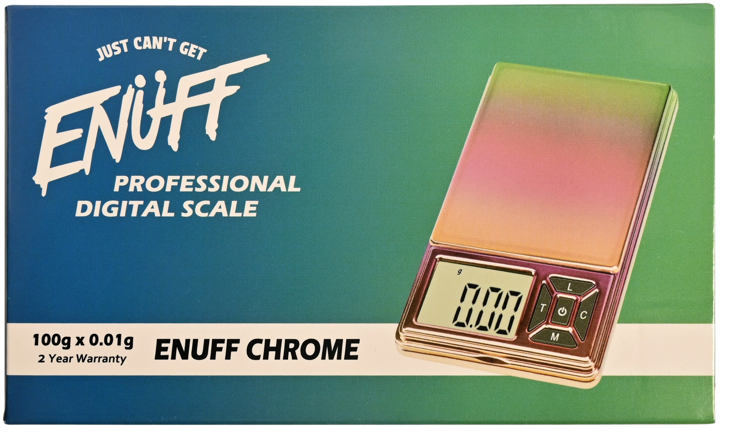 Enuff Chrome Digital Scale 100g x 0.01g