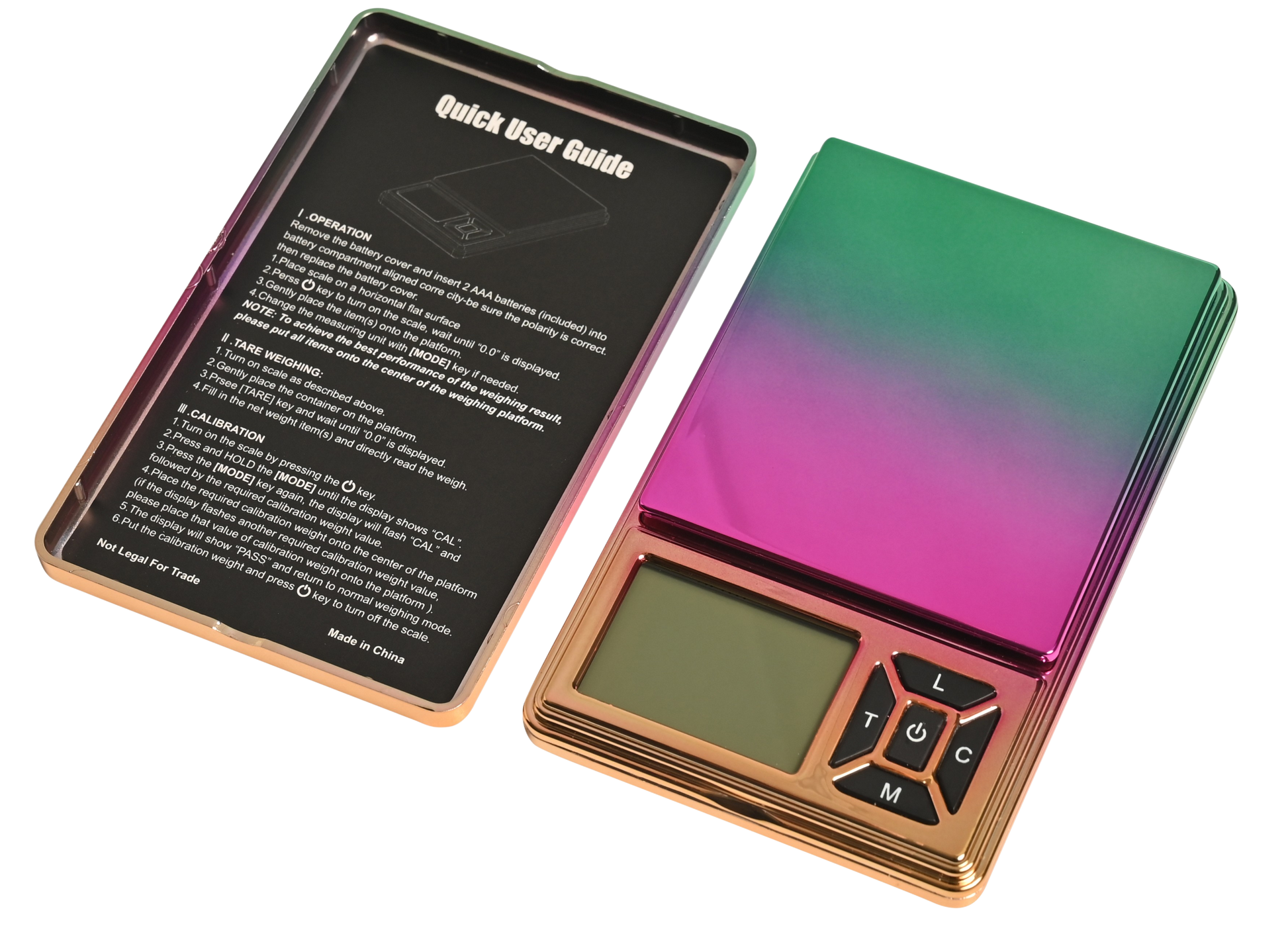 Enuff Chrome Digital Scale 100g x 0.01g