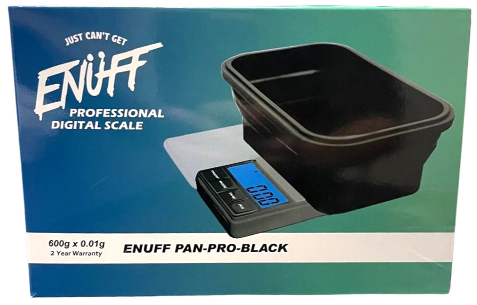 Enuff Digital Scale Pan Pro Black – 600g x 0.01g